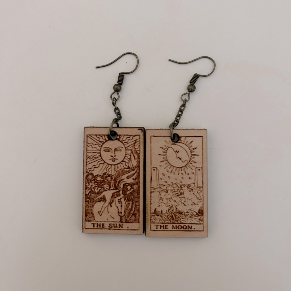 Tarot Card Earrings 🔮